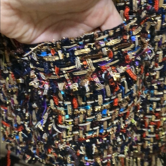 Stunning metallic woven cropped blazer - Picture 5 of 6